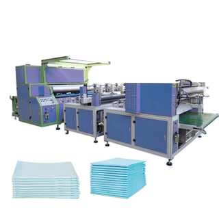 High Speed Full Automatic Disposable Underpad Making Machine